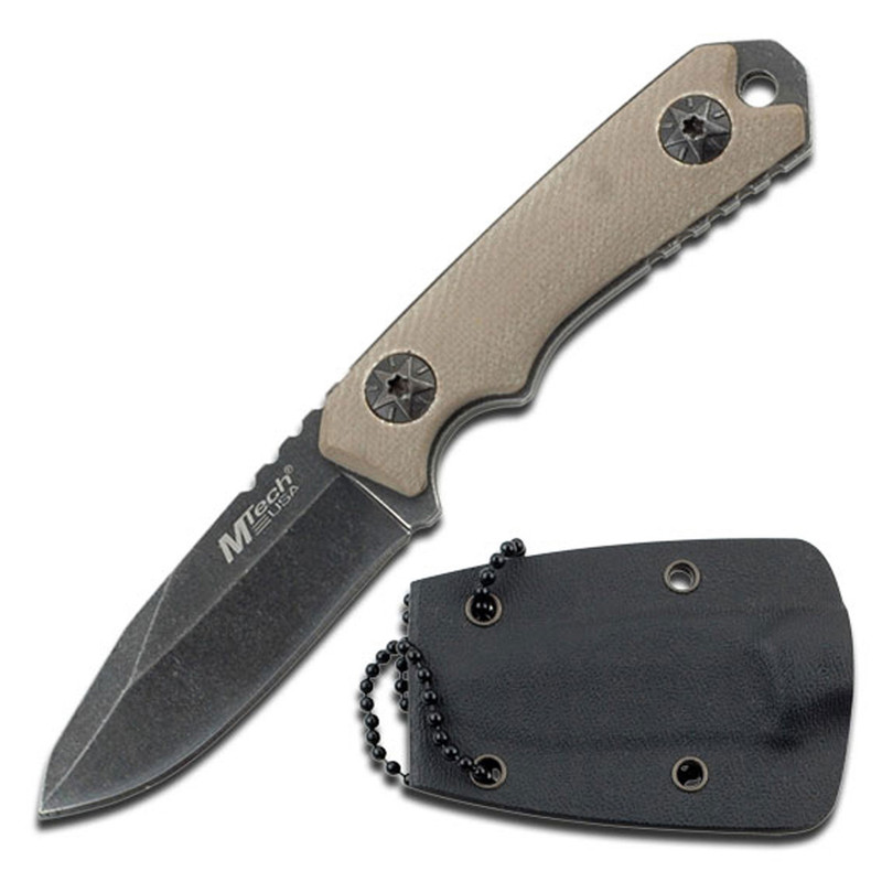 MTech G10 Handle Fixed Blade Knife