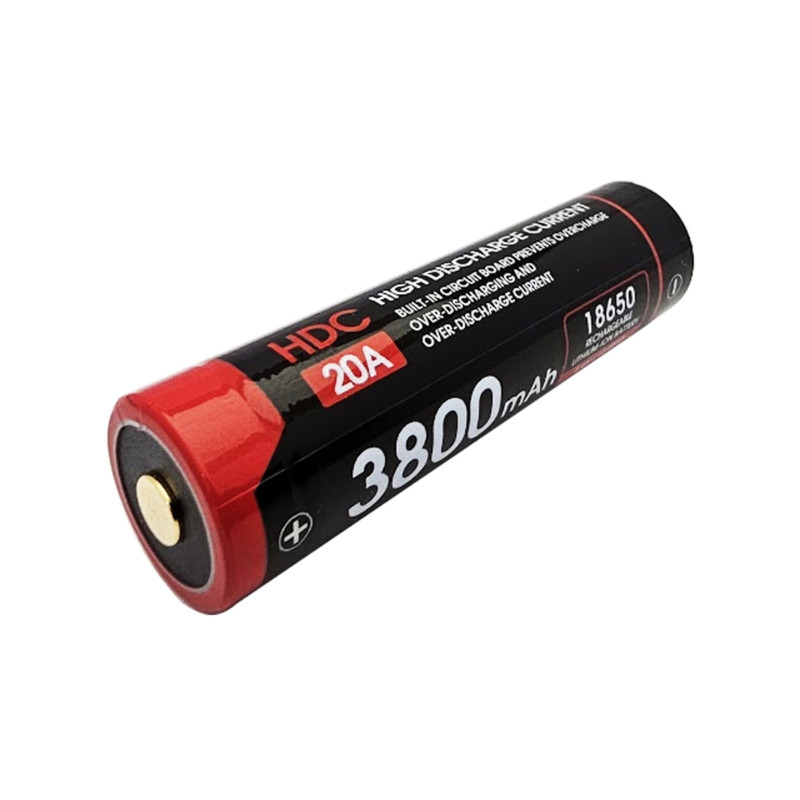 Powa Beam 18650 3800mah Rechargeable Torch Battery