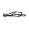 Aussie Soles Black & White Starfish 2cm Arch Support Thongs