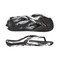 Aussie Soles Black & White Starfish 2cm Arch Support Thongs