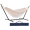 NATURAL WITH FRINGE Double Hammock