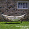 Vivere Natural Double Hammock with Fringe