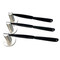 3 Black Throwing Knives