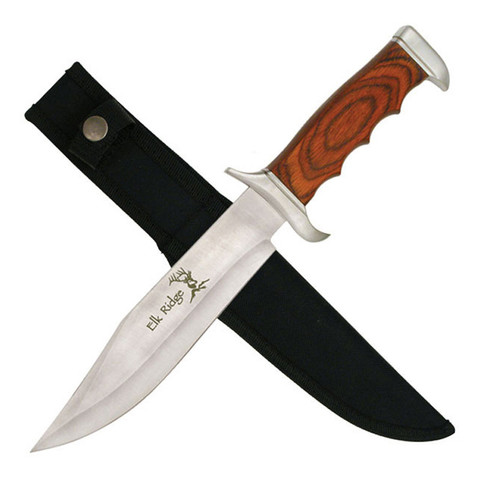 Elk Ridge Bowie Hunting Knife | Outdoors Warehouse