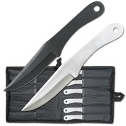 Perfect Point Stainless Steel Throwing Knives 12 Pack