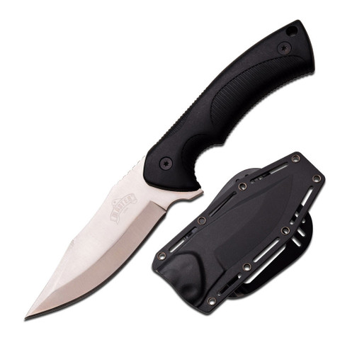 Master USA Black Drop Point Hunting Knife | Outdoors Warehouse