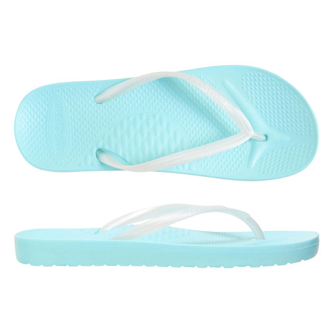 Aussianas Slim 2.5 Arch Support Thongs - Aqua | Outdoors Warehouse