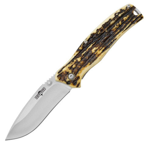 Western Pronto Stag Handle Pocket Knife