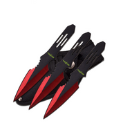 Perfect Point Throwing Knives 3pk - Red 