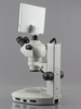 8X-50X Track Stand LED Light Stereo Zoom Trinocular TouchPad Microscope