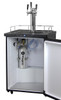 Kegco HBK309S-3 Full-Size Digital Homebrew Kegerator Triple Faucet Ball Lock Keg Dispenser Stainless