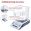 Fristaden Lab Internal Calibration Analytical Balance 210g x 0.1mg | Microgram Scientific Scale | 0.1mg (0.0001g) Precision | High Accuracy Electromagnetic Force Sensor | LCD Digital Display
