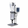 5L Glass Reactor Reaction Vessels With Double Layer Chemistry Glassware 220V