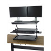 Uncaged Ergonomics CDM-B CHANGEdesk Adjustable Height Standing Desk Conversion, Black