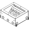 Wiremold Rfb11-Og Floor Box 11-Gang On Grade Recessed Floor Box