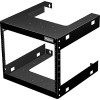 Hoffman E19FWM12U20, Fixed Wall-Mount Rack, 19in, 12U, Steel/Black