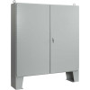 Hoffman A544208LPG, 2 Door W/Floor Stands, Type 12 Encl, 54.00X42.00X8.00, Steel/Gray