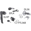 Hoffman ELHP L Handle, COMLINE, Padlocking, Cast Zinc