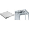 Hoffman PVT3F761 Vented Top,3 Fan Tray / 115v, Fits 700x60, Steel/LtGray
