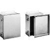 Hoffman A12106NFSS, J Box, Clamp Cover, Type 4X, 12.00x10.00x6.00in, SS Type 304