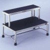 Blickman 7763MR Donnelly Two-Step Foot Stool, Stainless Steel, MR Conditional