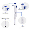 Four E's Scientific Lab Mechanical Adjustable Pipette 100-1000uL