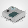 VEVOR Visible Spectrophotometer 721??î Wavelength Range 350-1020nm??îSpectral Bandwidth 6nm??îSpectrophotometer Portable Lab Equipment??î 110V Tungsten lamp(Type 721)