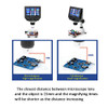 Digital USB Microscope,600X 4.3 LCD Display Electronic Video Magnifier,HD 3.6MP CCD,Adjustable 8 LEDs,1080P/720P/VGA Resolution with Metal Stand Built-in Rechargeable Lithium Battery