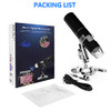 Wireless Digital Microscope, Handheld USB Microscope Camera with 8 Adjustable LED Lights HD Wi-Fi Endoscope 50 to 1000x Magnification for Android, iOS Phone,Ipad, Tablet
