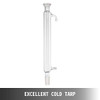 VEVOR Distillation Kit 2L Short Path Distillation Lab Distillation Kit Laboratory Glassware Equipment 2000ml Distillation Kit with 300ml Liebig Condenser for Refining Essential Oil