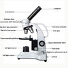 Microscope 2000x Student Science Experiment Aquaculture Livestock Detection Instrument Blood fine Observation Standard + 130W Electronic Eyepiece