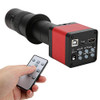 AMONIDA 48MP USB Dual Output High Definition Industrial Microscope Camera USB Microscope Camera with 180X Lens Instrument (US 100-240V)