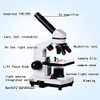 ZHLZH Microscope/Beginner Microscope, Biological Microscope 1600 Times Animal and Plant Blood Analysis Instrument Student Microscope Science Experiment