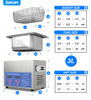 Jakan Ultrasonic Jewelry Cleaner with Digital Heater for Cleaning Parts, Gun, Dental, Carb, Brass, Ring, Eyeglass 3L Dental/Lab/Hospital/Store/Household Instruments Jakan Ultrasonic Jewelry Cleaner with Digital Heater for Cleaning Parts, Gun, Dental, Carb, Brass, Ring, Eyeglass 3L Dental/Lab/Hospital/Store/Household Instruments