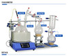 HNZXIB 5L Short Path Distillation Standard Set with Vacuum Pump and Chiller