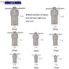 BAOSHISHAN 500ml Teflon Lined Hydrothermal Synthesis Autoclave Reactor 220?äâ 3Mpa 304 Steel High Pressure Digestion Tank PTFE Vessel Acid and Alkali Resistance (500ml)