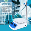LMEIL Magnetic Stirrer Heating Plate 1000ml Hot Plate 100-1600 RPM Magnetic Stirrer Kit 180W Heating Power 380?äâ for Biochemistry Experiment Heating Equipment