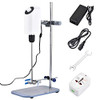 ETE ETMATE Lab Digital Overhead Stirrer Mixer Laboratory Top-Mounted Electric Mixer Digital Display Agitator And Stainless Steel Stir bar 40L 50000mPas 100-240V, Adjustable Feature for Lab Mechanical