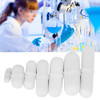 7Pcs Type-B PTFE Stir Bar Laboratory Magnetic Stir Bar Mixer Stirrer Bar for Magnetic Mixer White for Scientific Research, Industry, Agriculture