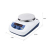 ONiLAB 5 inch LED Digital Hotplate Magnetic Stirrer with Ceramic Coated Lab Hotplate, 280?äâ Stir Plate, Magnetic Mixer 3L Stirring Capacity, 200-1500rpm, Stirring Bar PT1000 and Support clamp Included