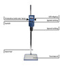 OS20-S Full Set Digital 20L Overhead Stirrer 100-240V 50/60H 50-2200RRM Laboratory Experiment Stainless Steel Mechanical Stirrer Host + Paddle + Steel Bar