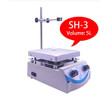 SISHUINIANHUA Plate Magnetic Stirrer 5000Ml Volume with Dual Control and 1 Inch Stir Bar 110V / 220V