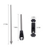 5 Inch LED Digital Magnetic Hotplate Stirrer & Magnetic Stirrer Stand, Four E's Scientific Metal Holder Height-Adjustable for Temperature Sensor