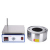 KUNHEWUHUA 2000ml Magnetic Stirrer Hotplate Mixer Thermostatic Water Oil Bath with stir bar DF-101S Digital Display 0-2600rpm/min 110v (Split type)