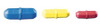 Octagon-Shaped Spinbar, Yellow, 12.7 x 3.2mm, No PivotRing