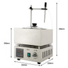 YaeCCC Digital Heat-Gathering Magnetic Stirrer Mixer Thermostatic Hotplate 2000ml 0~2600rpm (110V 60W)