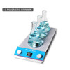 S SMAUTOP 3 in 1 Magnetic Stirrer Digital Display Lab Mixer 0-1500 RPM Adjustable with Timing Function