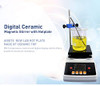 Magnetic Stirrer, 2L LED Digital Hotplate Magnetic Stirrer with Ceramic Coated Plate 100-1800RPM