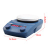Four E's LED Digital Magnetic Stirrer with Timer,50-1500RPM,5.3" Ceramic Coated Plate-US Plug