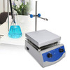 GLOGLOW Magnetic Stirrer, Laboratory Magnetic Stirrer Mixer Machine Constant Temperature Heating Industrial Tool SH-3(US Plug)